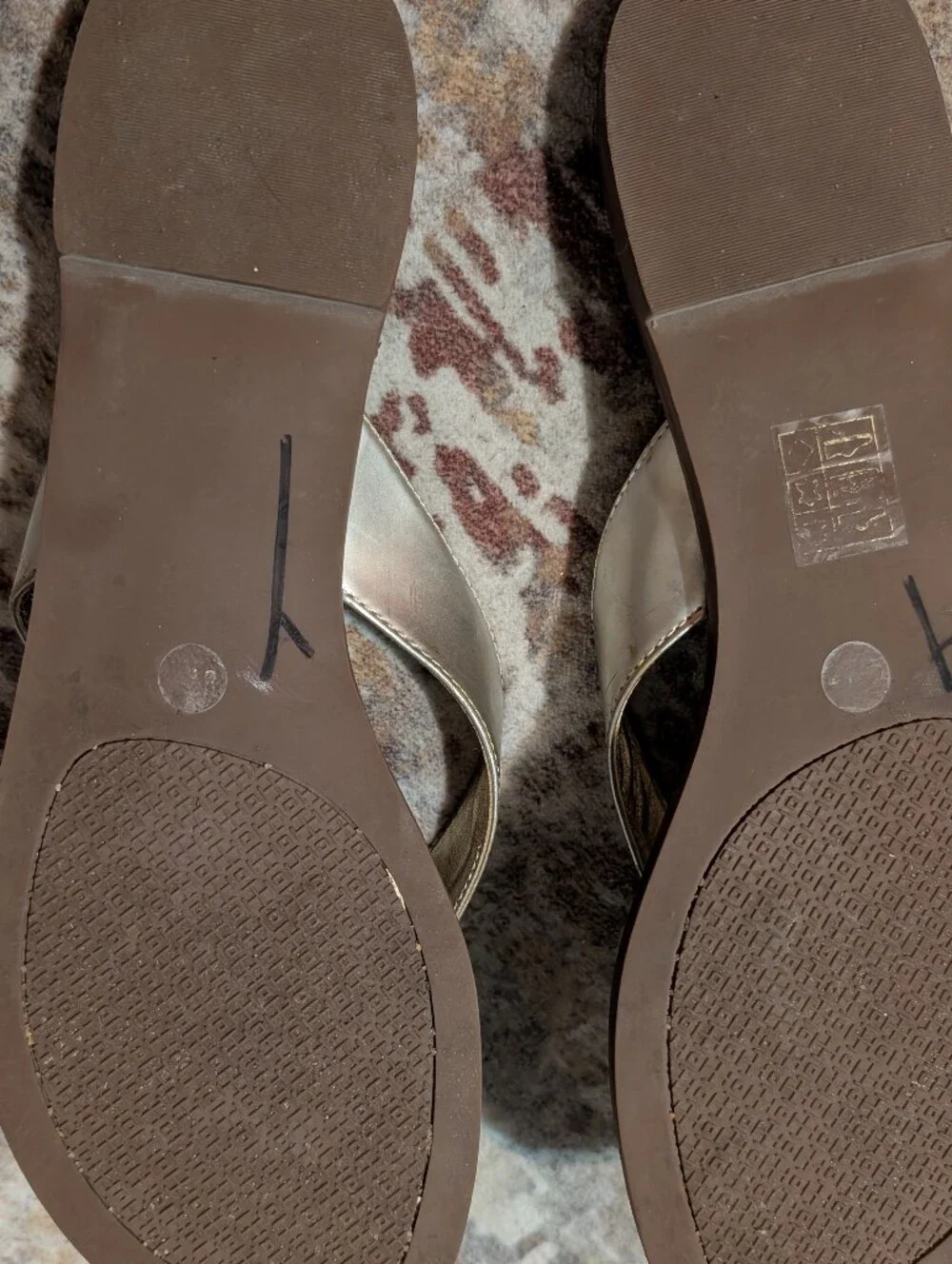 Tory Burch Monroe Thong Sandals Size 8.5 M